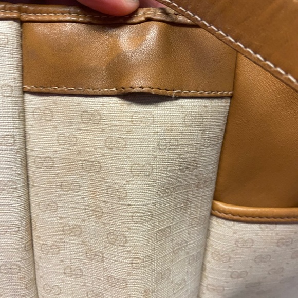 Gucci Magazine Micro GG Logo Tote Bag Vintage Tote - Picture 8 of 16